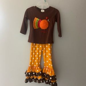 Thanksgiving 2 piece toddler set